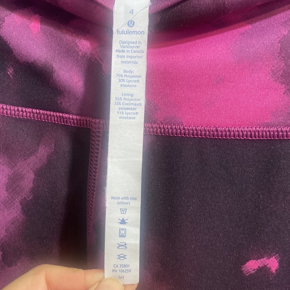 Lululemon Blooming Pixie Full Length Wunder Under… - image 2